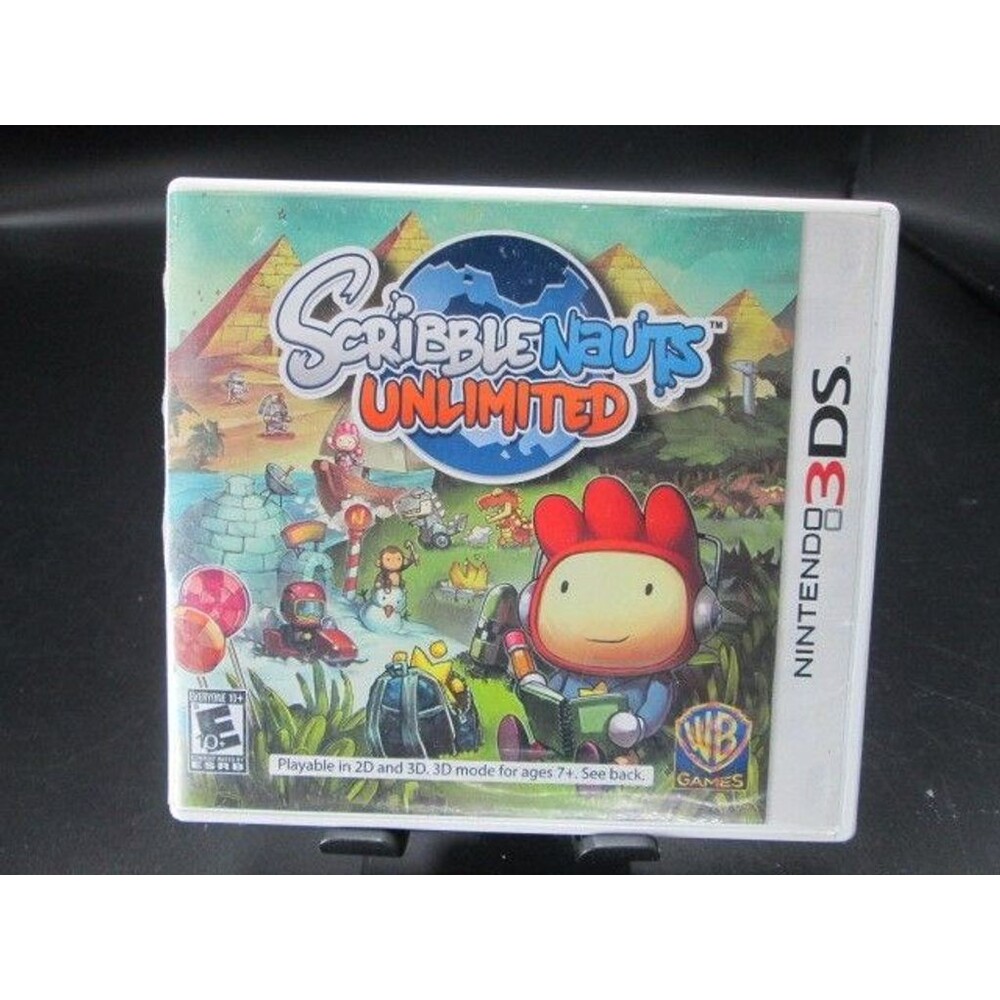 Scribblenauts Unlimited Complete In Box W/ Manual Nintendo 3DS, 2012 Tested CIB